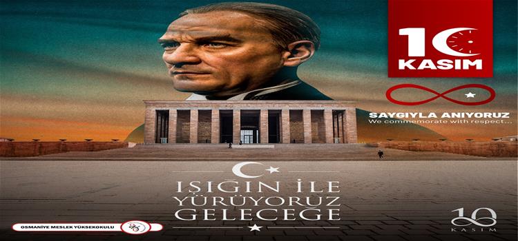 10 Kasım Atatürk'ü Anma Günü