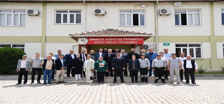 Üniversitemiz Düziçi MYO’da Devir Teslim Töreni Düzenlendi