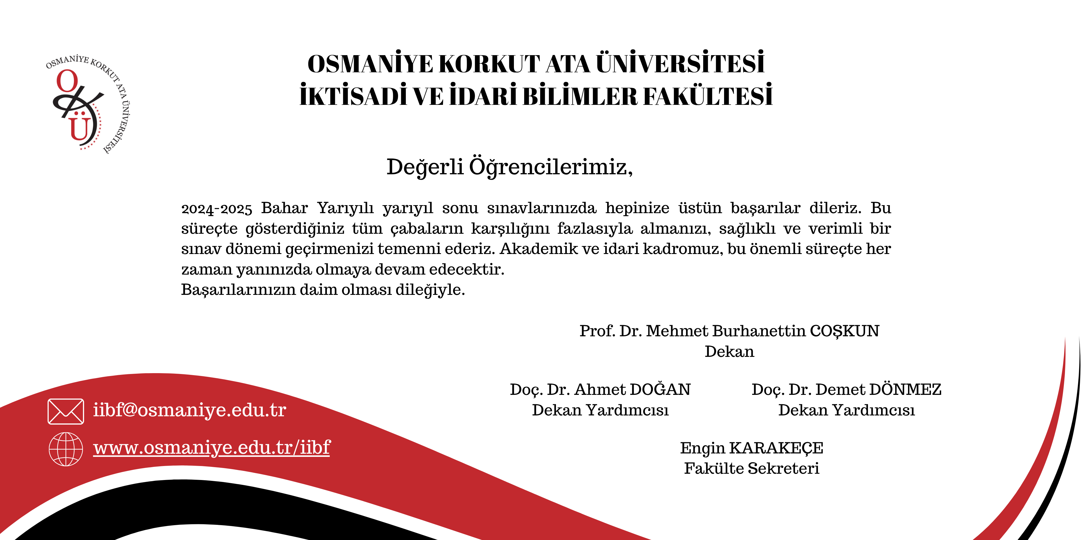Yarıyıl Sonu Sınavları