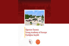 Öğretim Üyemiz Doç. Dr. Mustafa Sevindik Young Academy of Europe Üyeliğine Seçildi